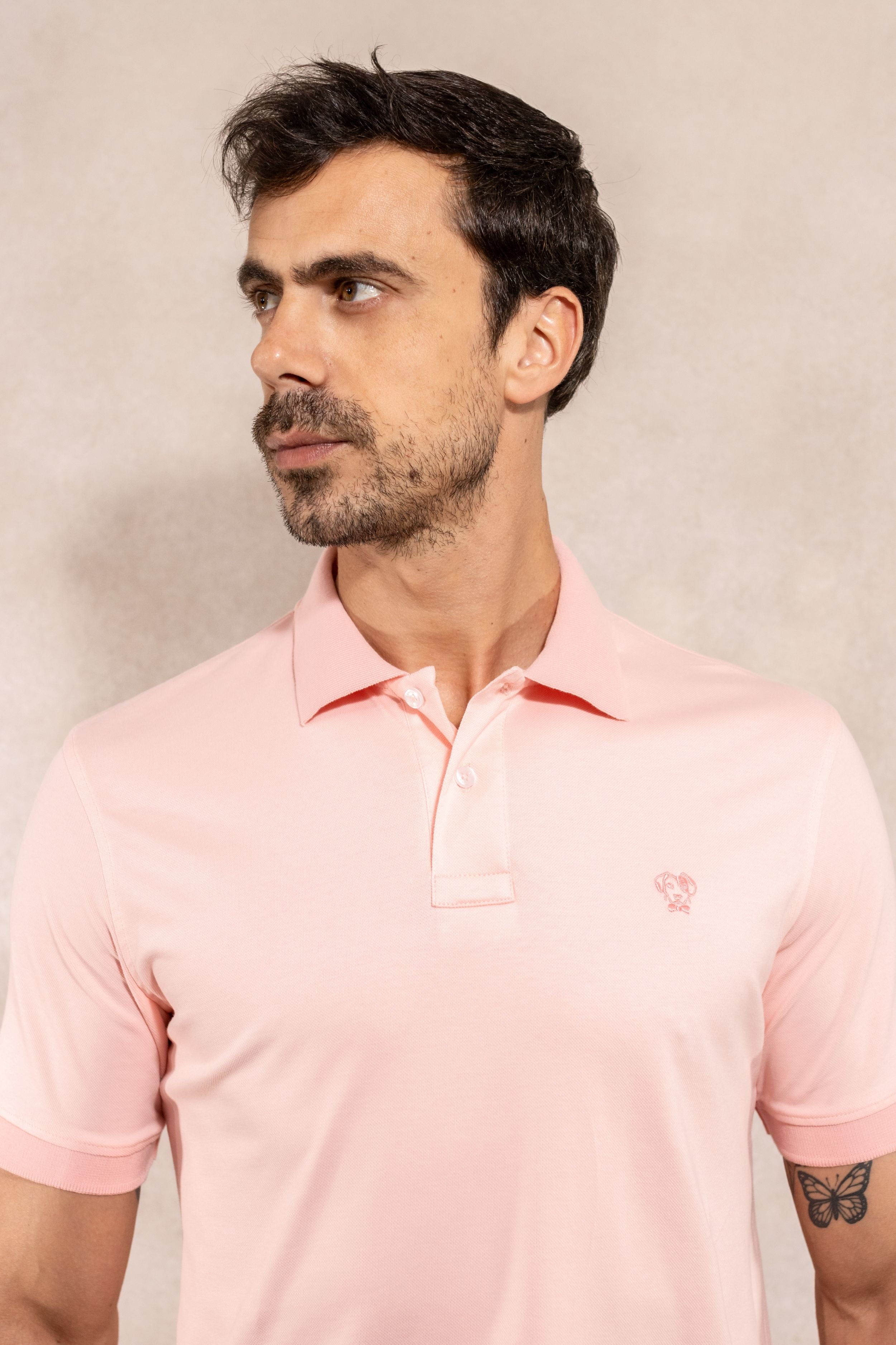 Polo Antimanchas Pink - Talla Slim