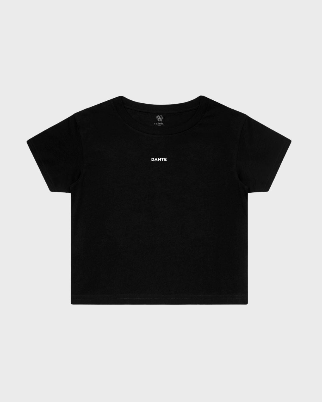 Crop Top Antimanchas Negro Mujer