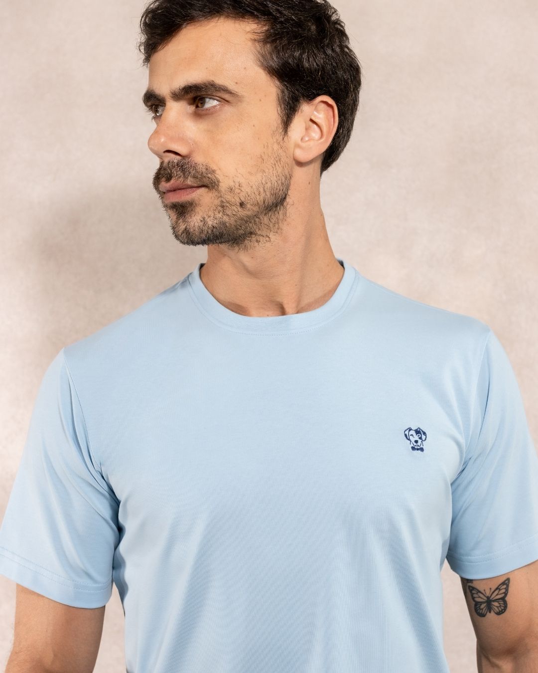 Playera Antimanchas Baby Blue - Talla Regular