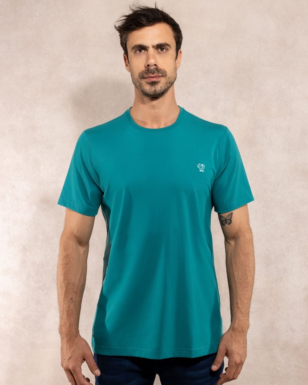 Playera Antimanchas Verde Esmeralda - Talla Regular