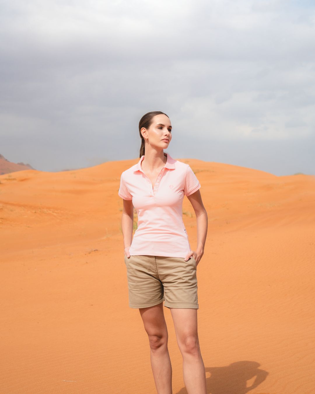 Polo Antimanchas Baby Pink Mujer