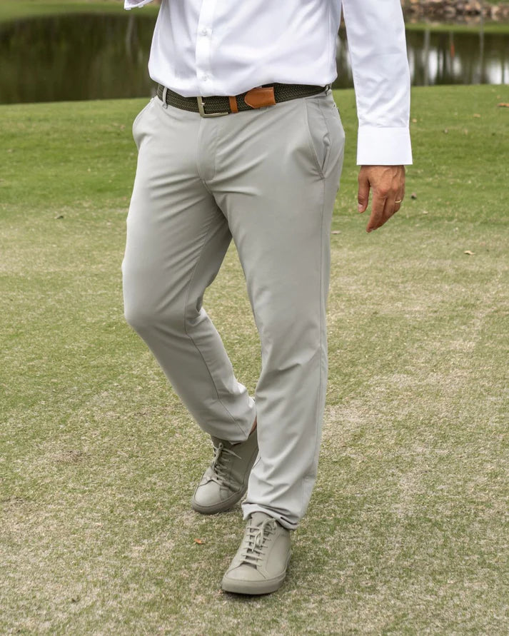 Pantalón Performance Antimanchas Gris Claro