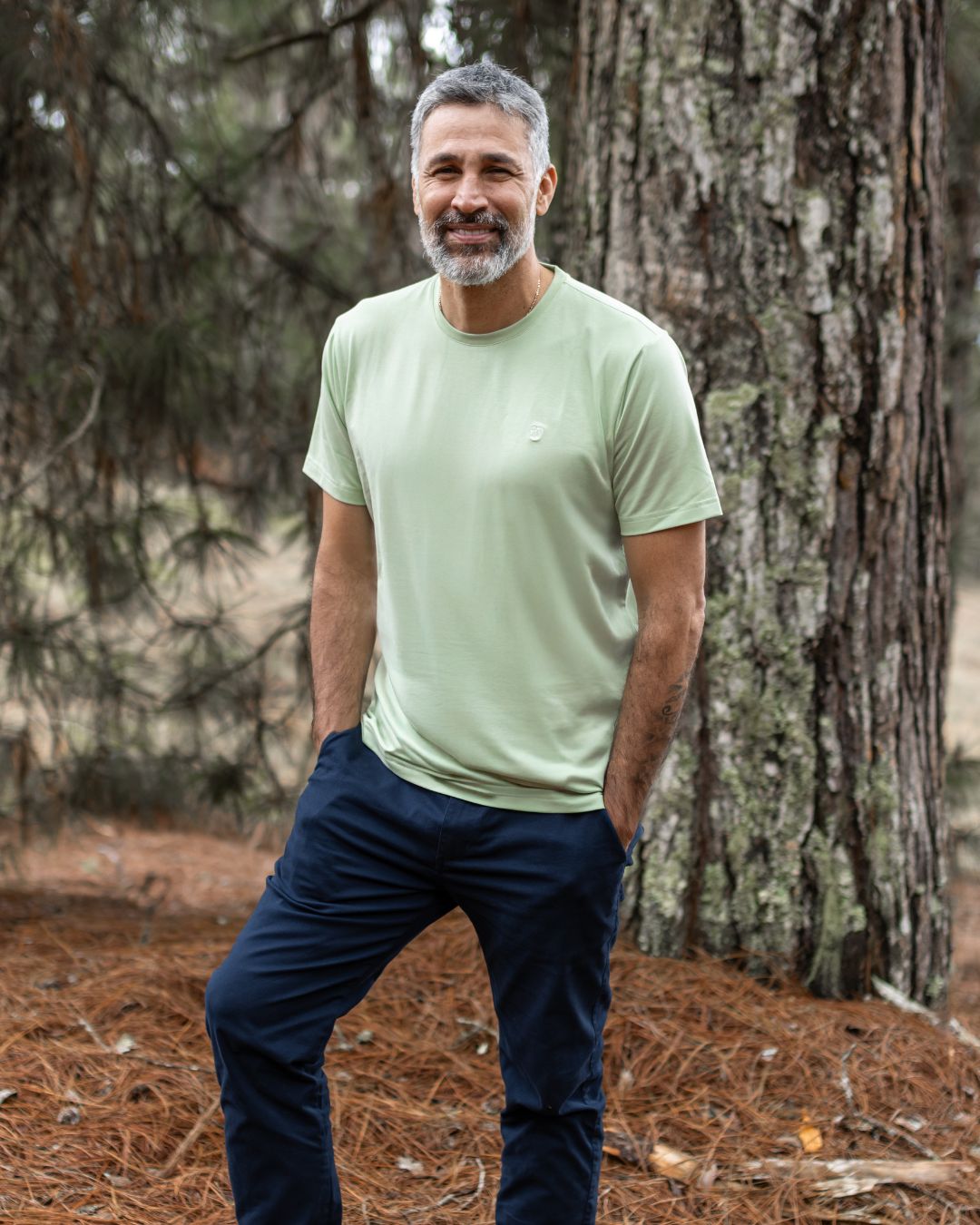 Playera Antimanchas Verde Matcha - Talla Regular