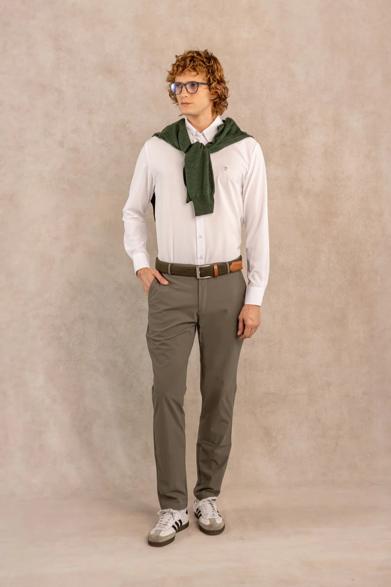 Camisa Performance Antiarrugas Blanco