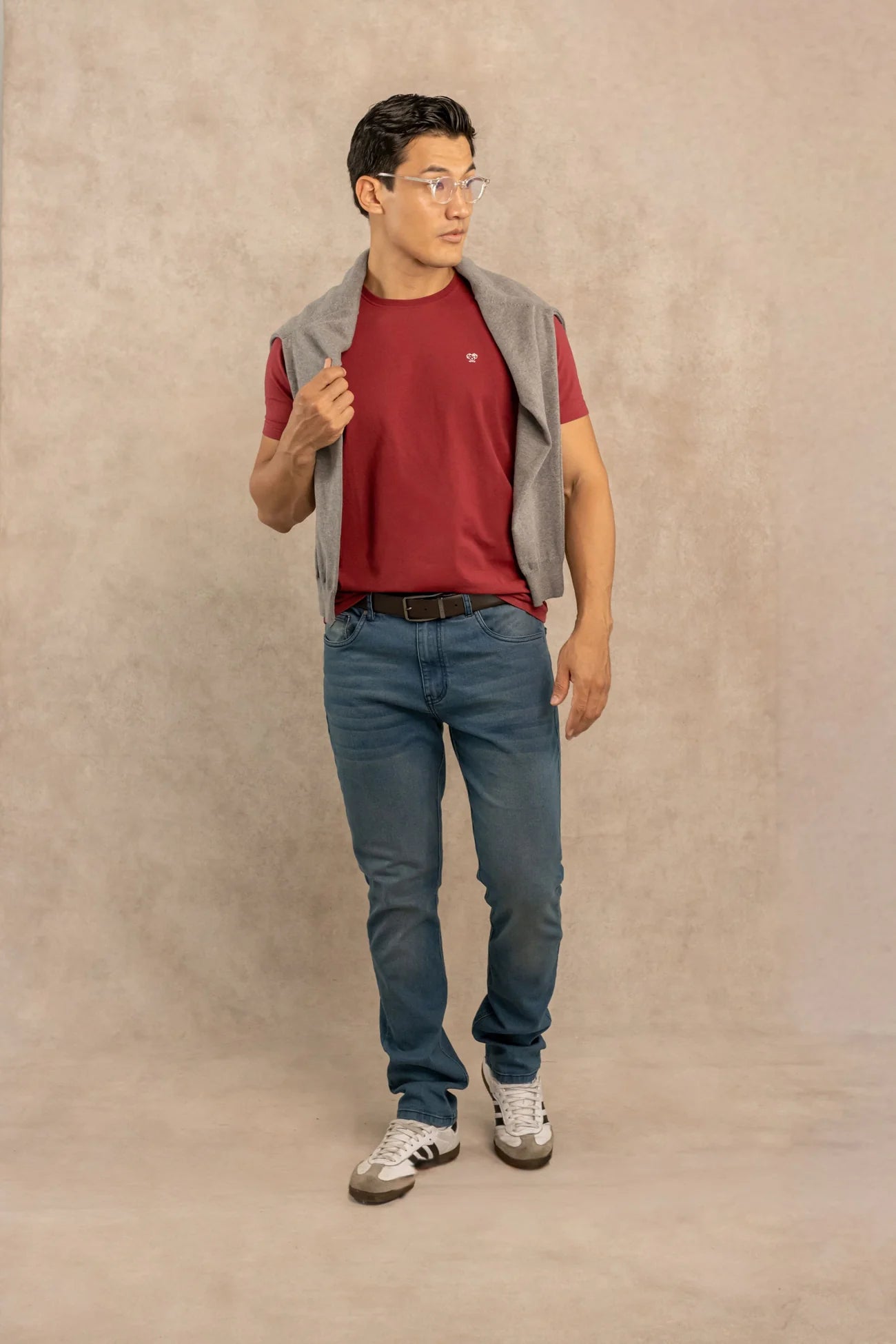 Playera Antimanchas Vinotinto - Talla Regular
