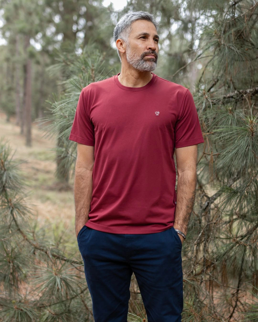 Playera Antimanchas Vinotinto - Talla Regular