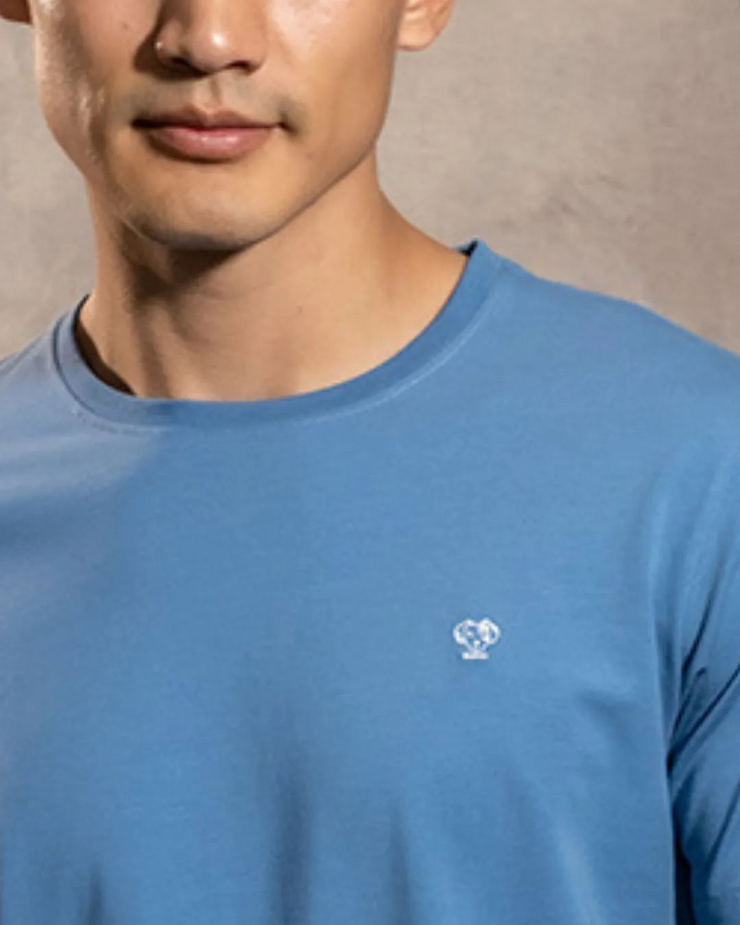 Playera Antimanchas Azul Chino - Talla Regular