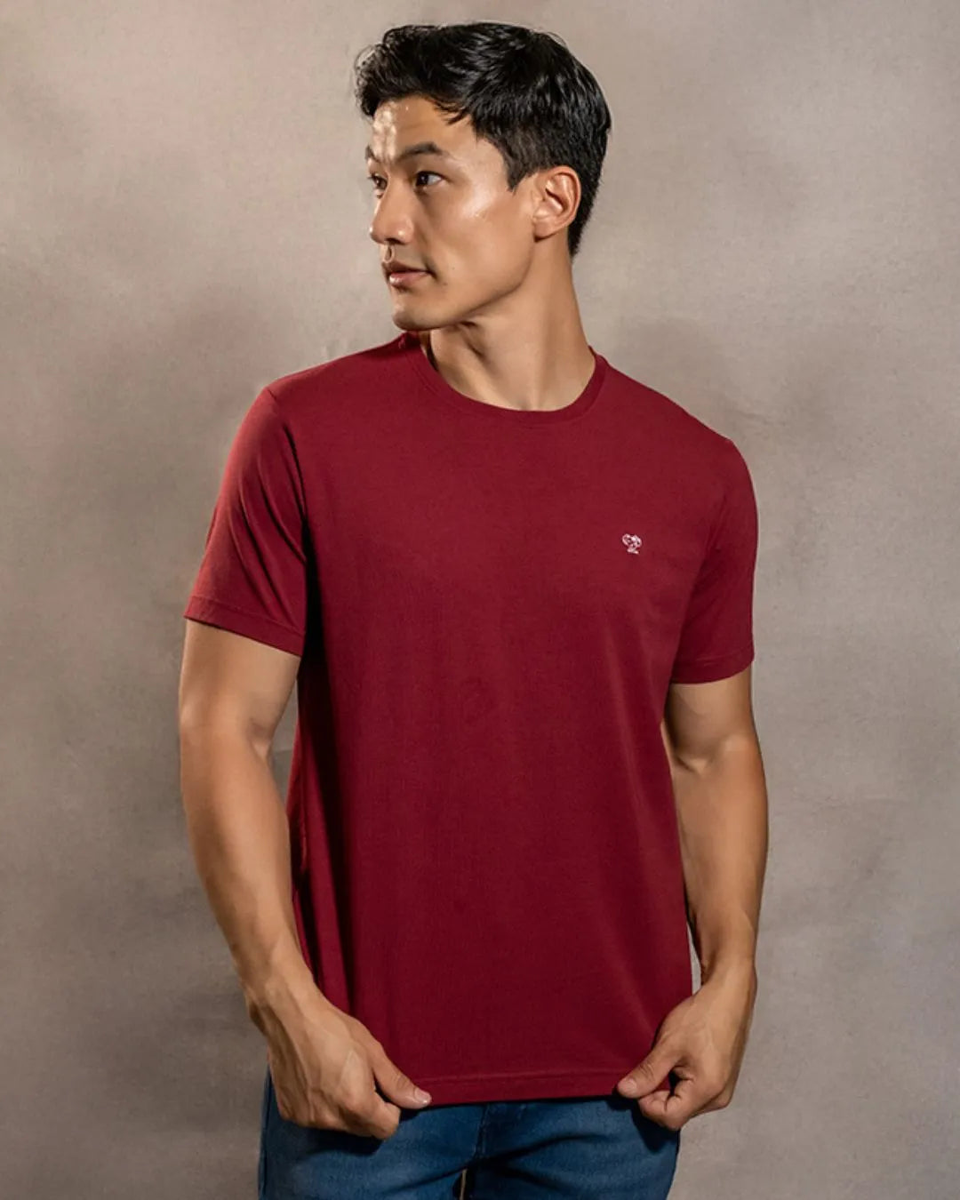 Playera Antimanchas Vinotinto - Talla Regular