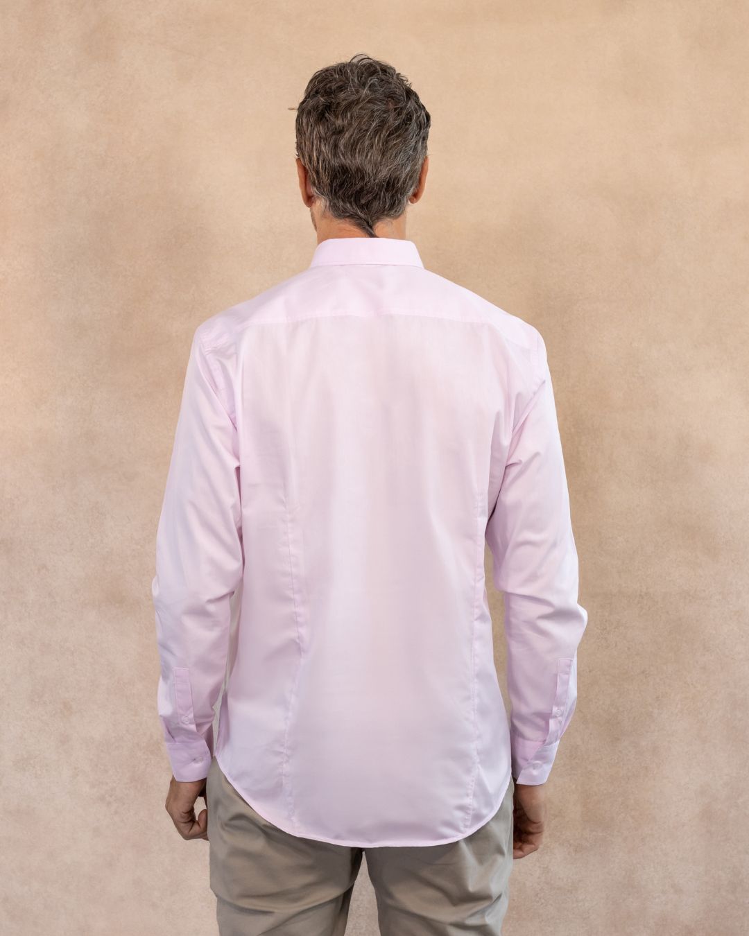 Camisa Antimanchas Popelina Light Pink - Talla Regular