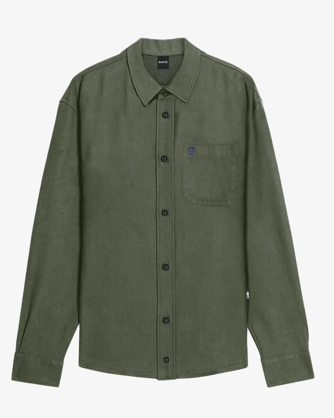 Sobre Camisa Antimanchas Verde Militar Con Bolsillo
