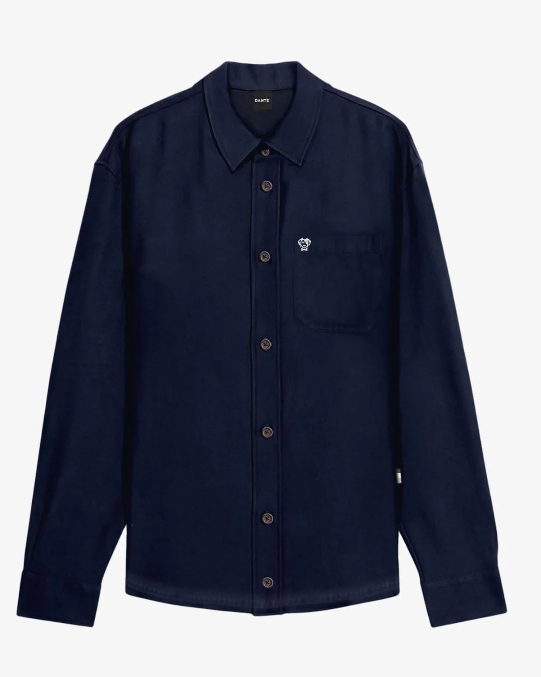 Sobre Camisa Antimanchas Azul Oscuro Con Bolsillo