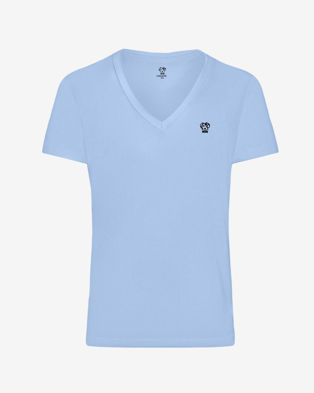 Playera Antimanchas Baby Blue Mujer - Cuello V