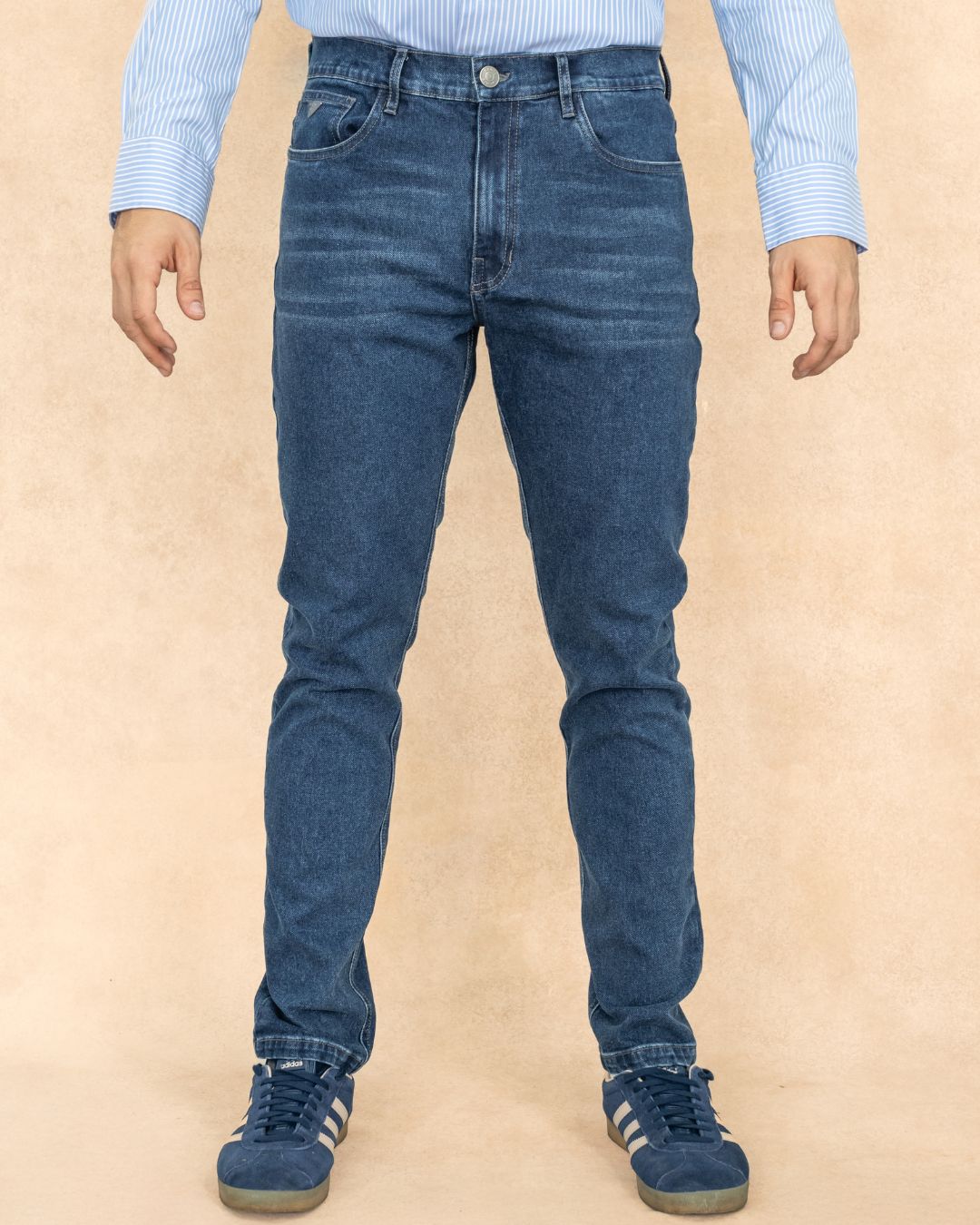 Jean Elástico Azul Contemporary - Talla Regular
