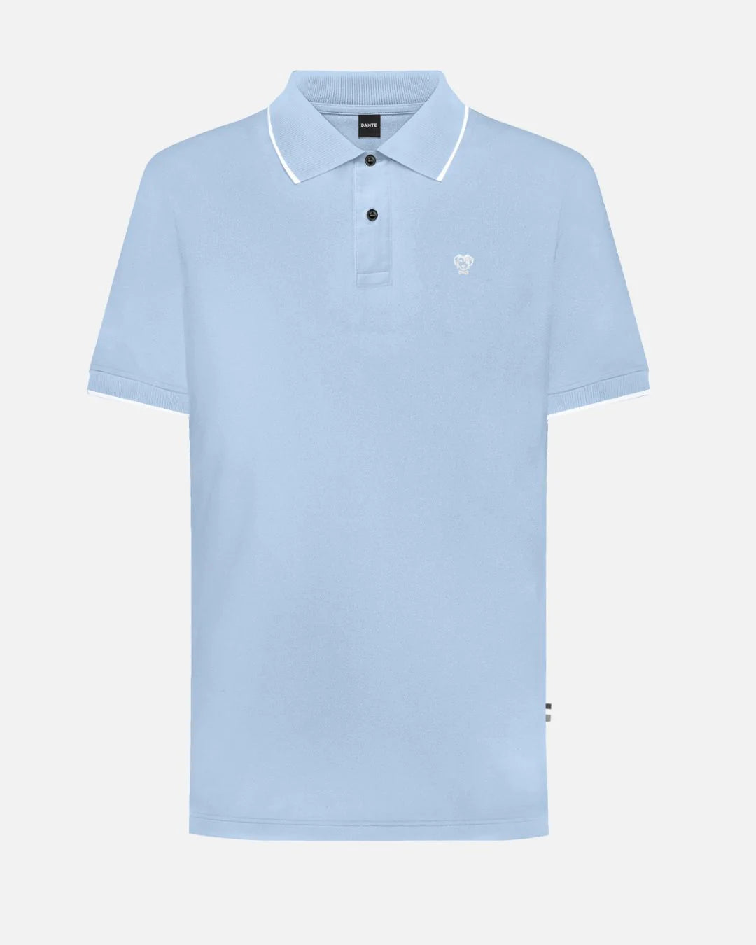 Polo Antimanchas Baby Blue Detalles Blancos