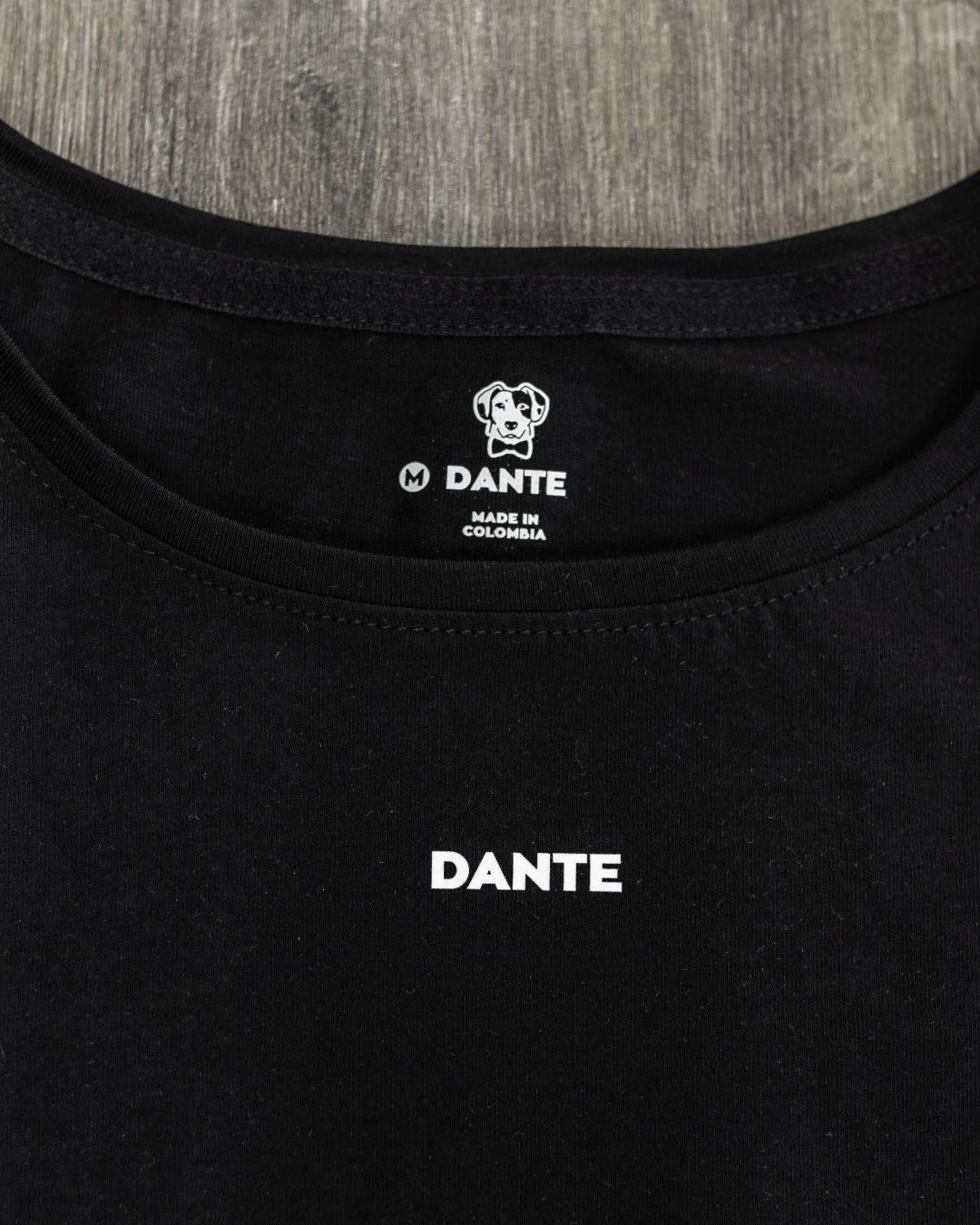 Crop Top Antimanchas Negro Mujer