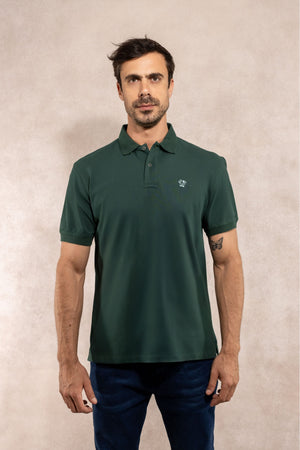 Polo Antimanchas Verde Esmeralda - Talla Regular