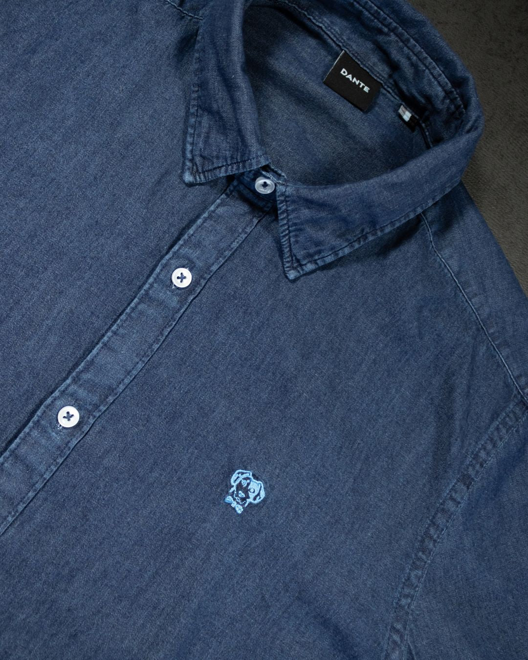 Camisa Antimanchas Denim - Talla Regular