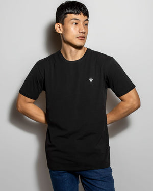 Playera Antimanchas Negra - Talla Slim