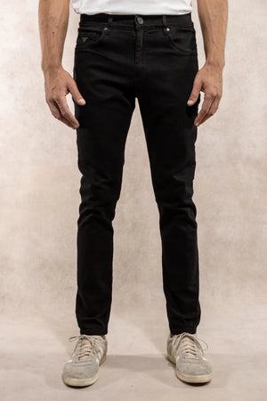 Jean Elástico Negro - Talla Regular
