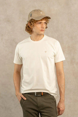 Playera Antimanchas Ivory - Talla Regular