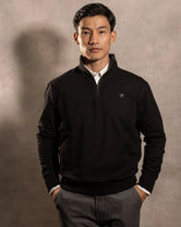 Halfzip Viana Antimanchas Negro