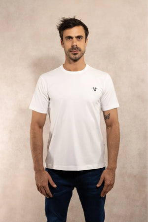 Playera Antimanchas Blanca - Talla Regular