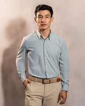 Camisa Performance Antiarrugas Verde Sage