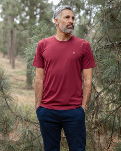 Playera Antimanchas Vinotinto - Talla Regular