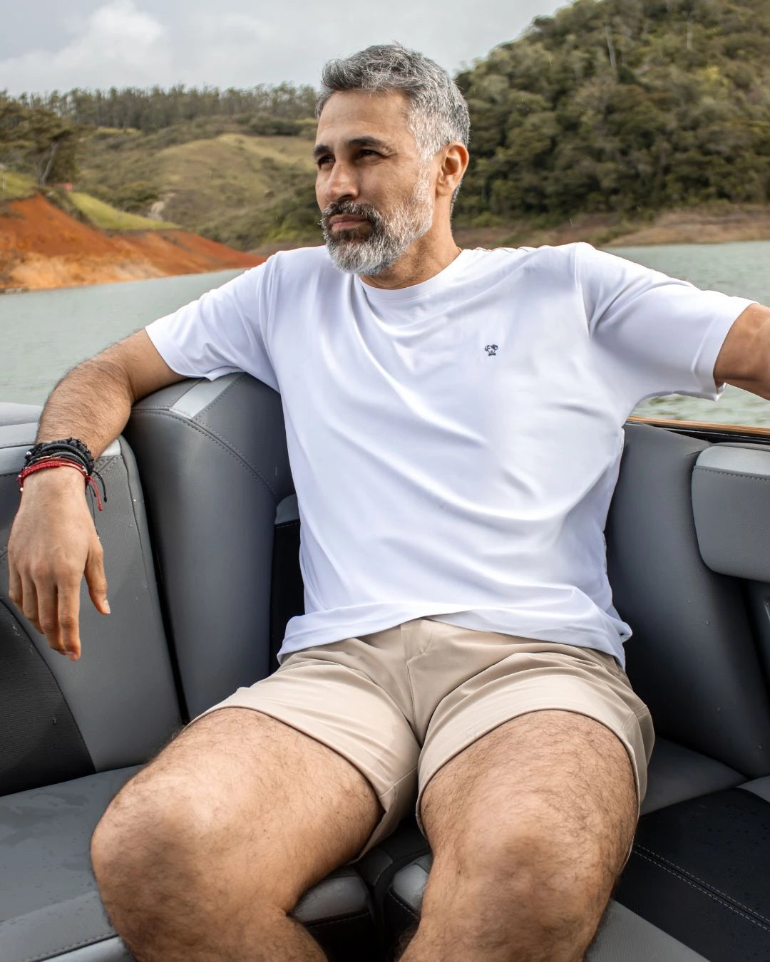 Playera Performance Antiarrugas Blanca