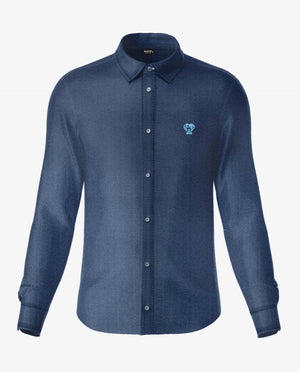 Camisa Antimanchas Denim - Talla Regular