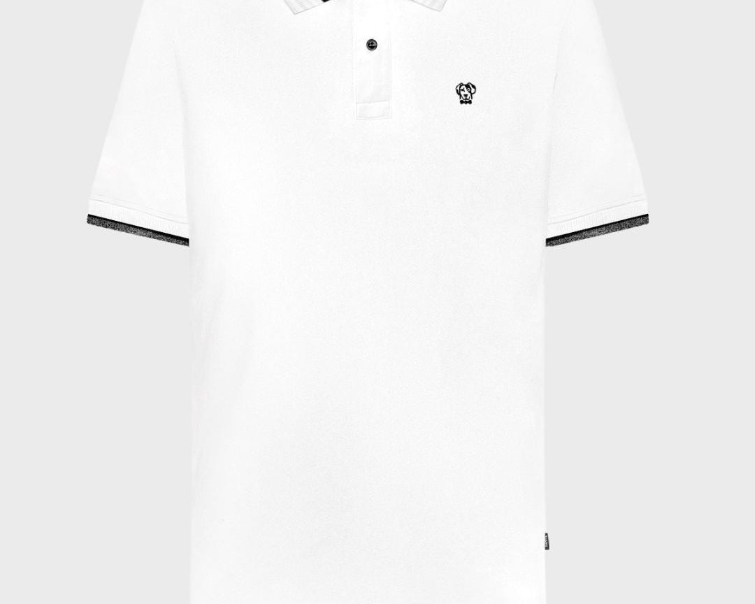 Polo Antimanchas new york blanco para hombre