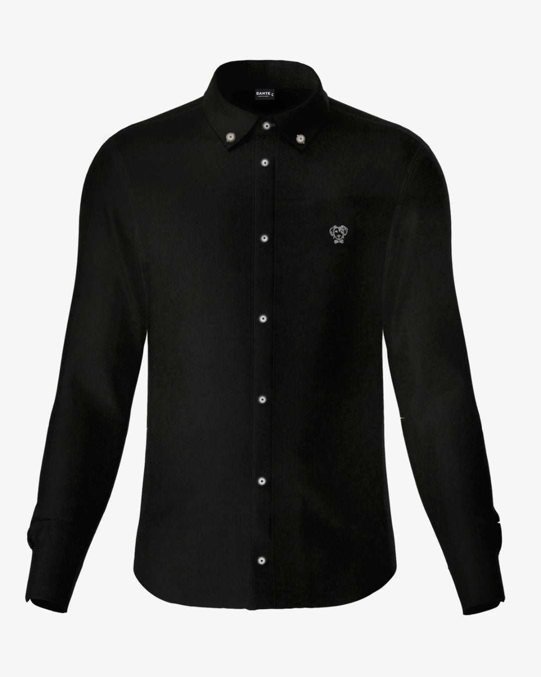 Camisa Antimanchas Popelina Negra - Talla Regular