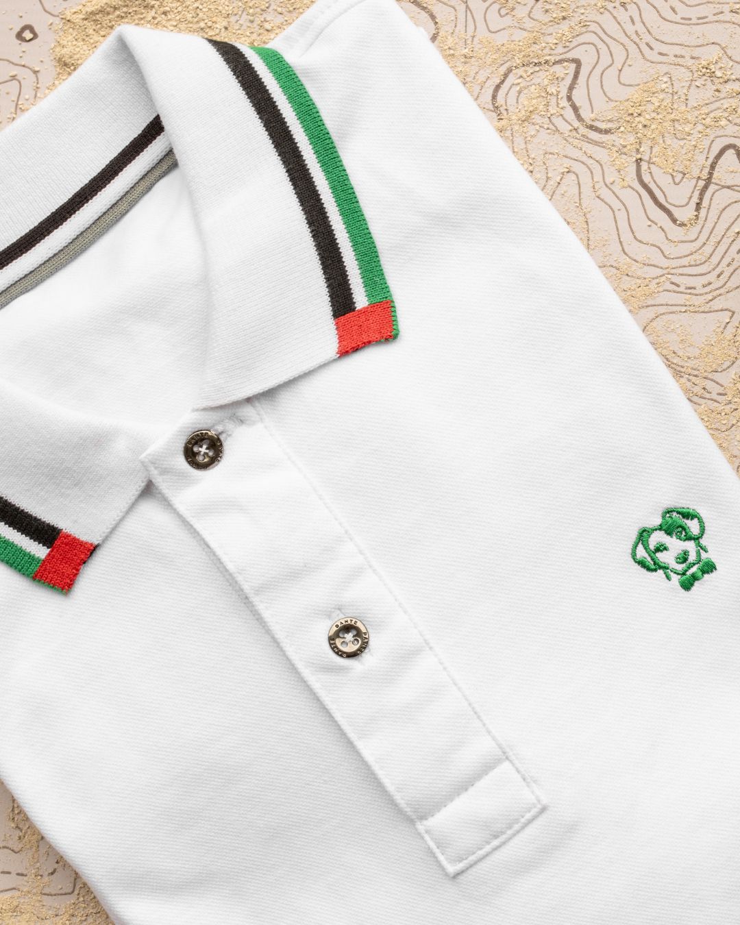 Polo Antimanchas Blanca Dubai - Talla Regular