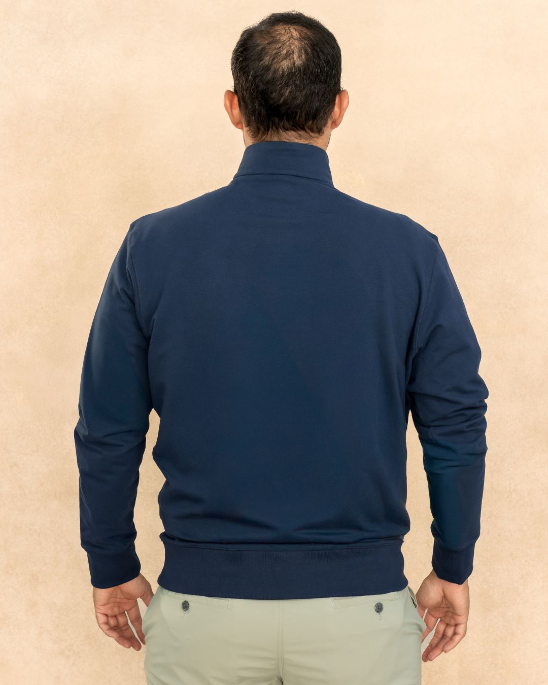 Halfzip Viana Antimanchas Azul Navy