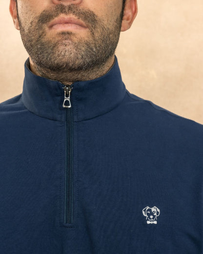 Halfzip Viana Antimanchas Azul Navy