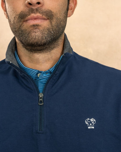 Halfzip Viana Antimanchas Azul Navy