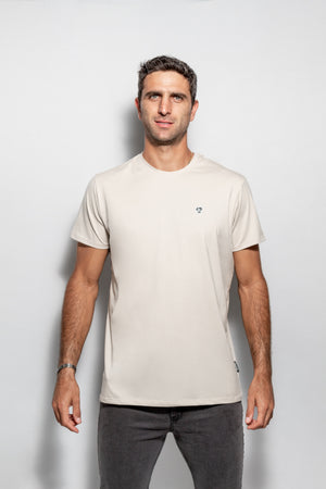 Playera Antimanchas Ivory - Talla Slim