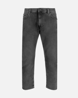 Jean Elástico Gris Oscuro - Talla Slim