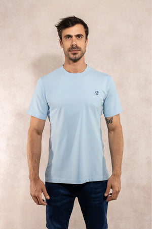 Playera Antimanchas Baby Blue - Talla Regular