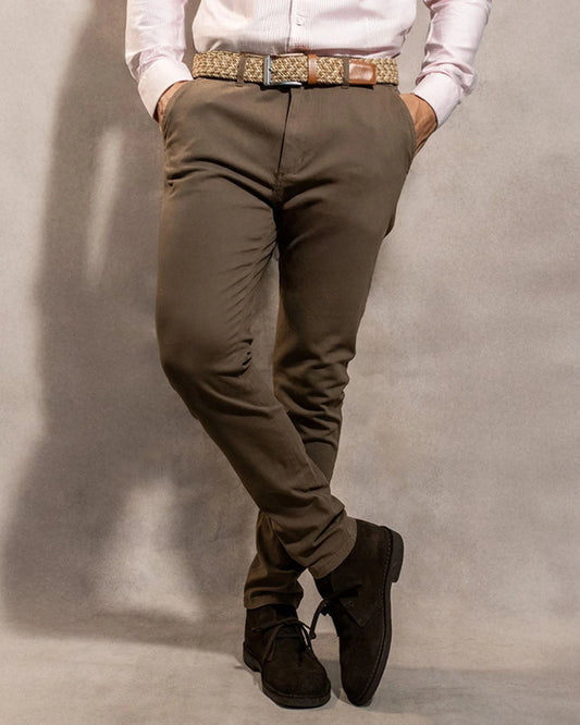 Pantalón Elástico Mocca