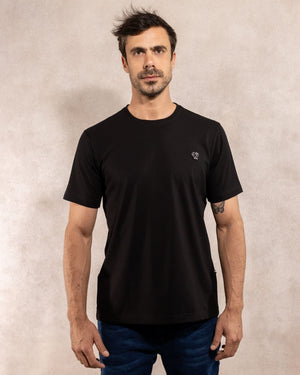 Playera Antimanchas Negra - Talla Regular