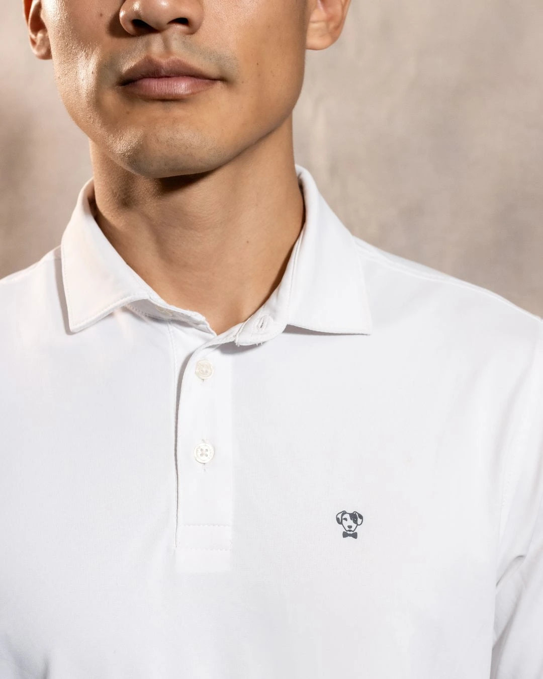 Polo Performance Antiarrugas Blanca